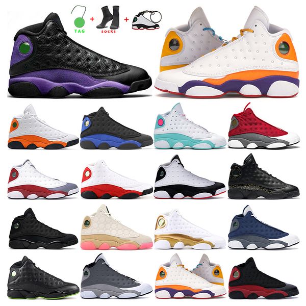 

mens basketball shoes 13s court purple red flint hyper royal black cat bred chicago women sports sneakers trainer fashion outdoor