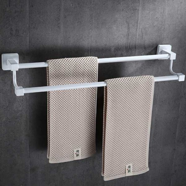 

towel racks 50cmwhite bars 60cm double rails 304stainless steel shelves holder bath shelf hanger bathroom accessories rack