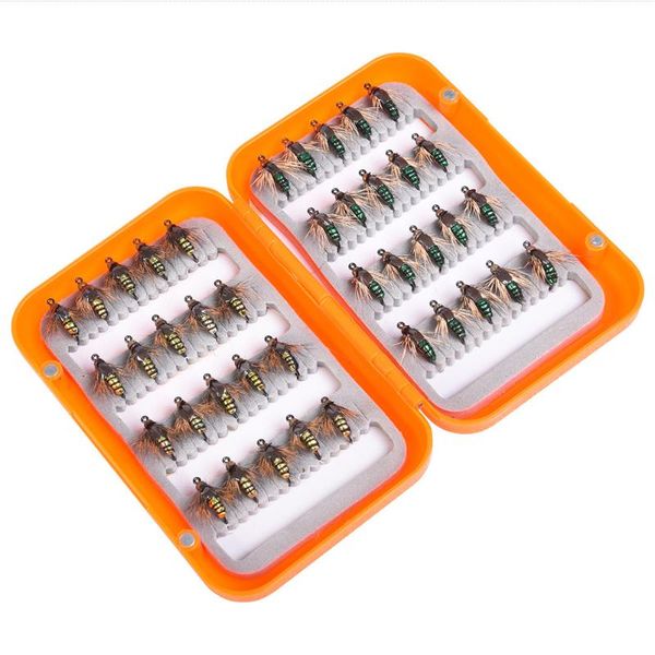 

high simulation hook bionic fake bait fish fishing barbed with box silicone accessories hooks