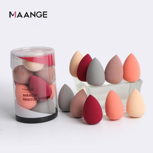 

soft mini cosmetic egg makeup set foundation sponge puff mix smooth tool1
