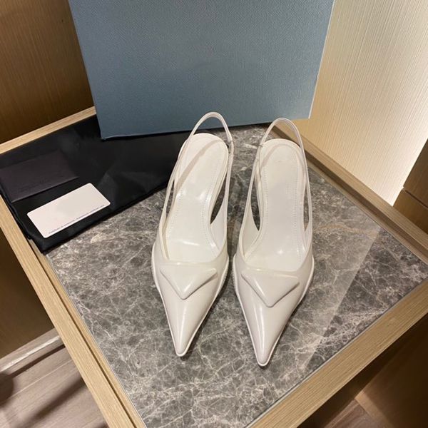 

original models luxury designer pointed sandals 2021 latest fashion womens genuine leather shallow mouth high heels sandal dress shoes xx-00, Black