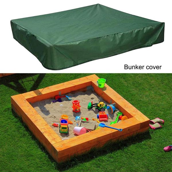 

square garden sandbox dust cover waterproof oxford cloth shelter canopy children toy sandpit pool dustproof covers outdoor pads