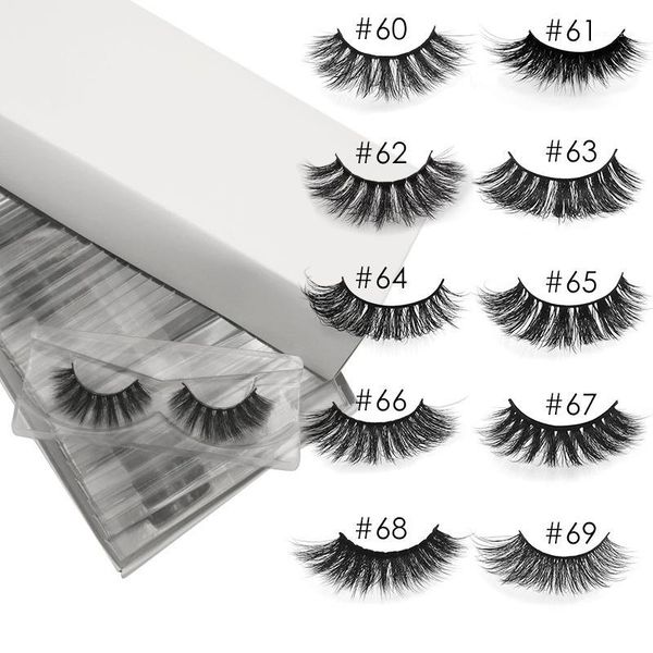 

pairs wholesale eyelashes bulk makeup 3d mink lashes natural false cilios1