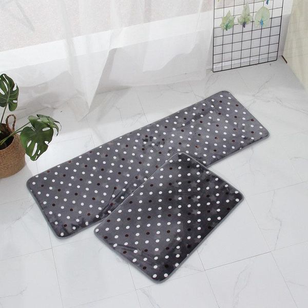 

thicken kitchen mat velvet water absorbent bath non slip soft bathroom carpet grey black long bedroom bedside rug carpets