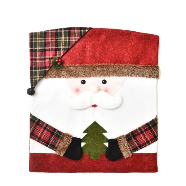 

chair covers christmas cover creative cute santa claus gift package restaurant home xmas decoration
