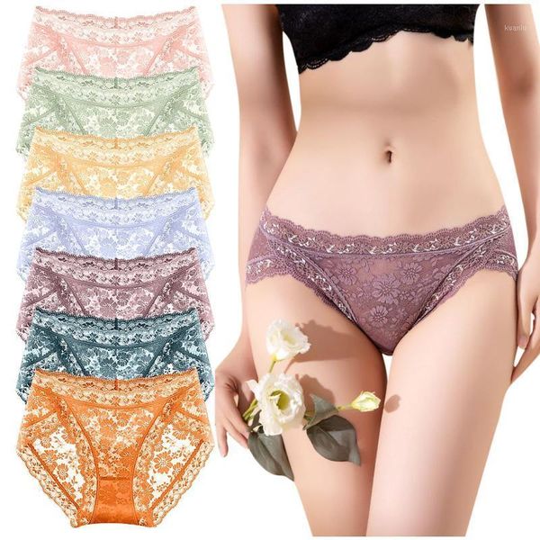 

women's panties lingerie underwear flower lace low waist seamless briefs female underpants lenceria sensual mujer xl, Black;pink