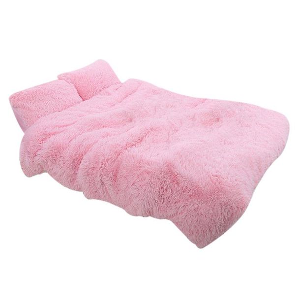 

carpets 3pcs/set fluffy blanket with pillow cover warm soft fleece for children canq889