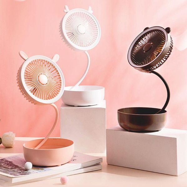 

electric fans folding night lights storage led lamp portable usb fan deskdormitory wall light durable practical home convenience