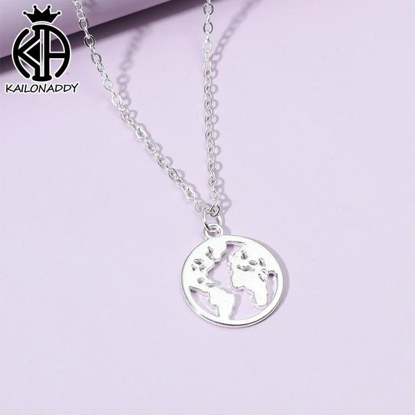 

pendant necklaces classic fashion simple small fresh aesthetic geometric clavicle chain necklace women wholesale jewelry, Silver