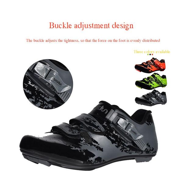 

cycling footwear sense of fashion design shoes mtb mountain bike non-slip sneakers men breathable racing roadbicycle, Black