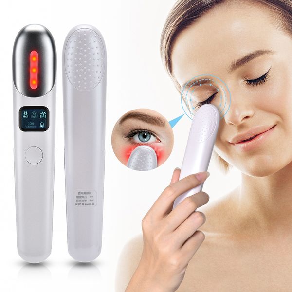 

ems eye massager heating vibration anti wrinkle dark circle removal deep nutrition absorption protection eye beauty instrument