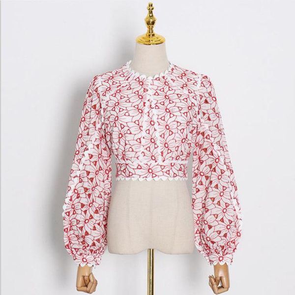 

women's t-shirt seebeautiful printed stitching hollow out short loose o neck puff sleeve back zipper fashion summer 2021 women e396, White