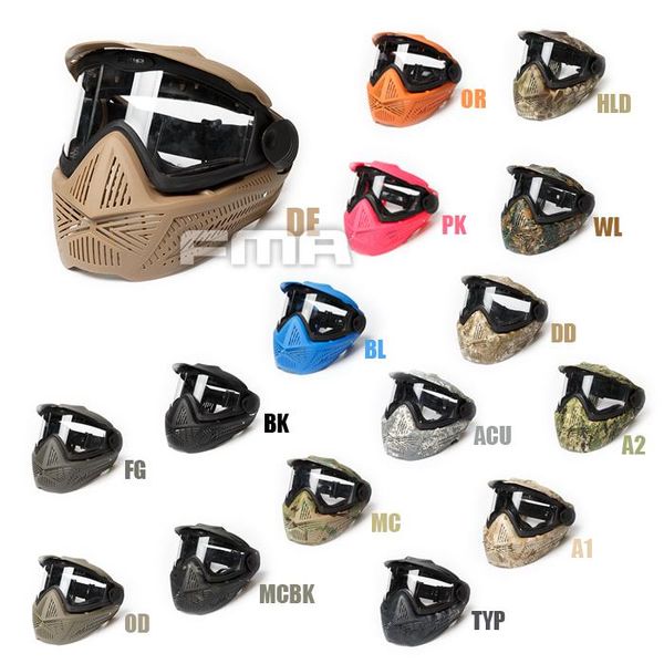 

cycling helmets fma outdoor f2 mask layer reinforced pc lens fm-f0026