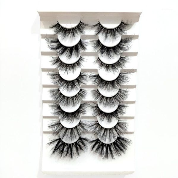 

pairs 3d mink lashes natural false eyelashes dramatic volume fake makeup eyelash mixed styles extension1