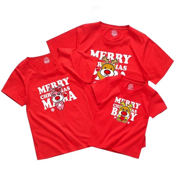 

dad mom baby christmas clothing for family shirt matching outfits clothes mother daughter father son look mommy and me t-shirt 210417, Blue