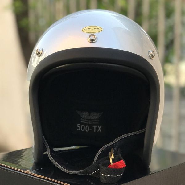 

japan&co 500tx retro helmet motorcycle casco moto cafe racer vintage motorbike fiberglass light weight open face helmets