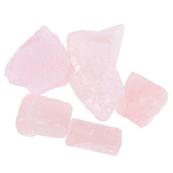 

100g natural rose quartz crystals mineral for fish tank healing decor decorations