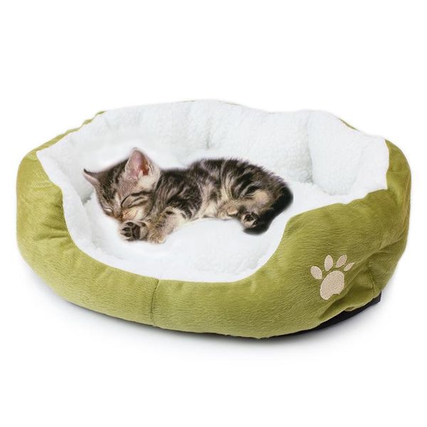 

kennels & pens warm fleece puppy pet dog sleeping bed sofa waterproof soft inflatable cushion for small cats rabbits cotton pillow mat