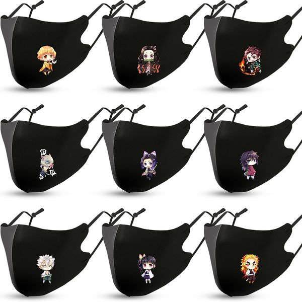 

ghost blade cartoon ice silk ear type dust proof and breathable mask