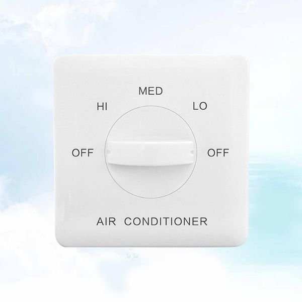 

smart home control panel pipe fan controller white coil three-speed switch central air conditioning