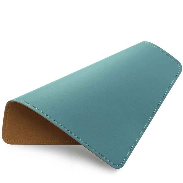 

double sided pu leather computer mouse pad rectangular waterproof desk office mouse pad