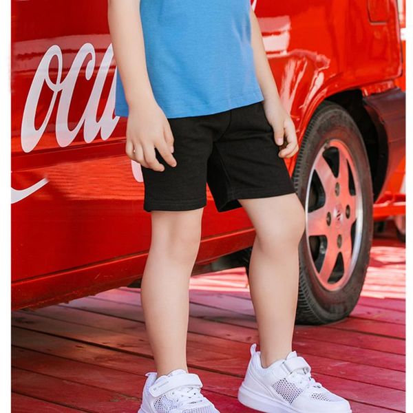

shorts born baby for girls boys summer soft comfort cotton kids beach pants solid color casual sport, Black