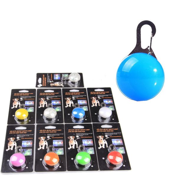 

led pet light pendant dog tag dog tag pendant 8 colors mixed batch