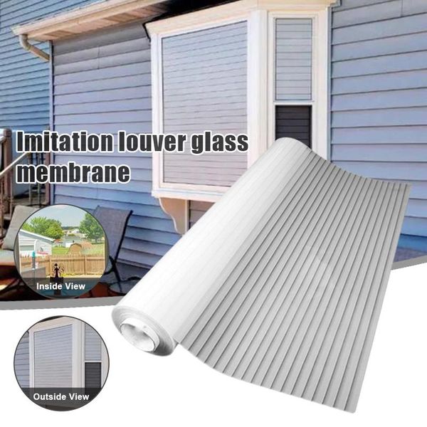 

window stickers horizontal glass blinds static glue-office home sticker light transmission fashion energy saving film