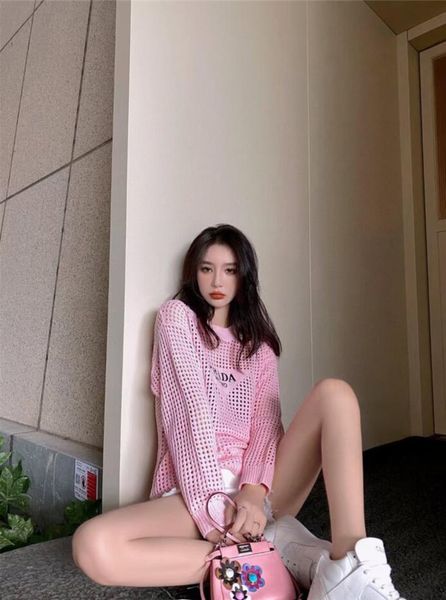 

2022 designer women's sweaters autumn and winter new ins letter embroidery pullover long-sleeved sweater temperament fashion loose swea, White;black
