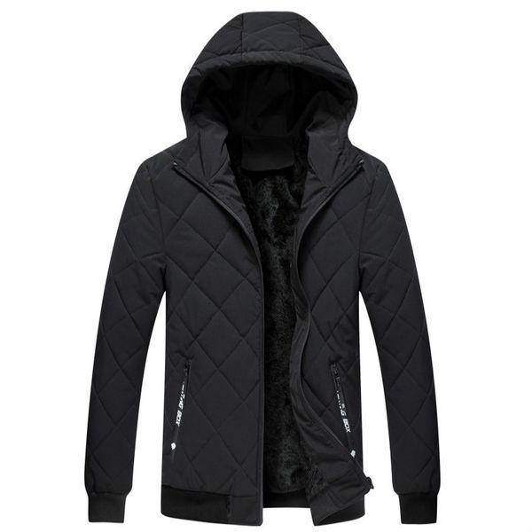 

men's jackets winter zipper autumn warm outwear brand slim s coats casual windbreaker bomber fashion hooded 1vns, Black;brown