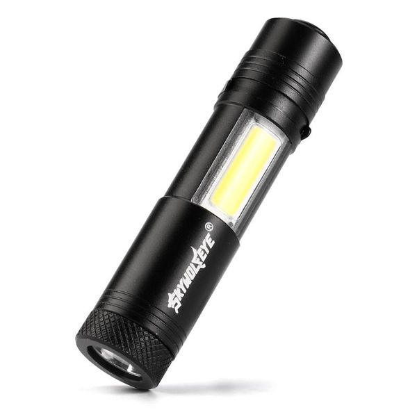 

downlights multifunction portable xpe-r3 cob lamp work light torch tool led use bike batteries