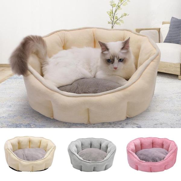 

cat bed pet warm dog soft comfortable nest breathable sofa for home shell winter house cats beds & furniture