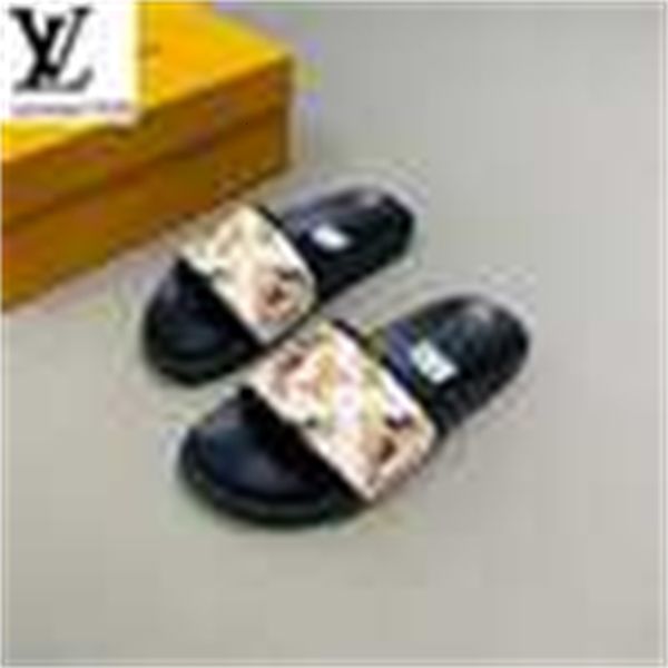 

designer luxury loafers women and sandals men sandals slippers 35-46 slides sneakers lpil, Black