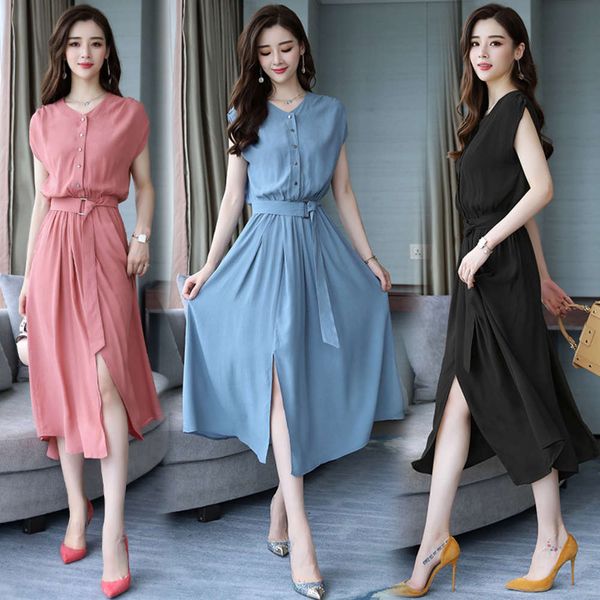 

very fashion large size temperament over knee long in, White;black