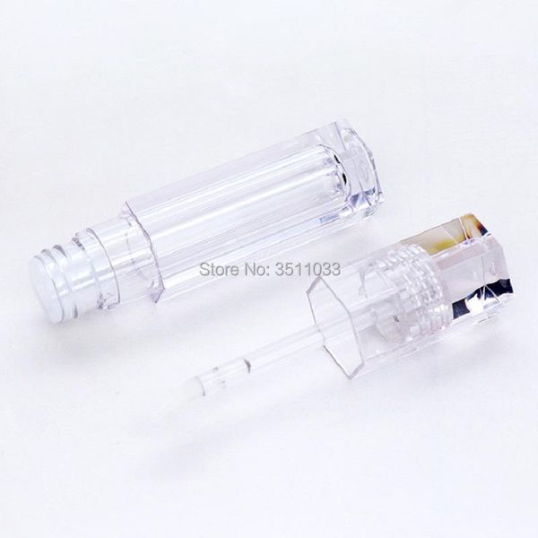

storage bottles & jars 6.8ml empty transparent lip gloss containers tubes polygonal lipstick tools cosmetic tube packaging