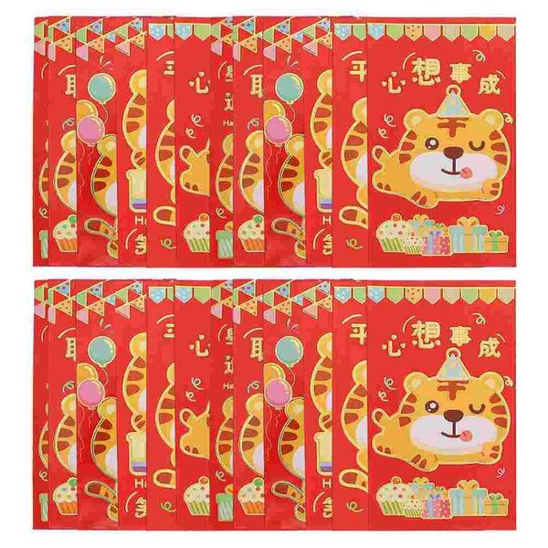 

gift wrap 60 pcs year red envelopes tiger money packets chinese