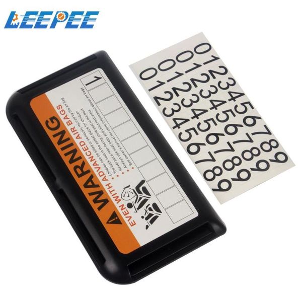 

car organizer leepee parking card holder visor clip temporary phone number high-speed ic car-styling