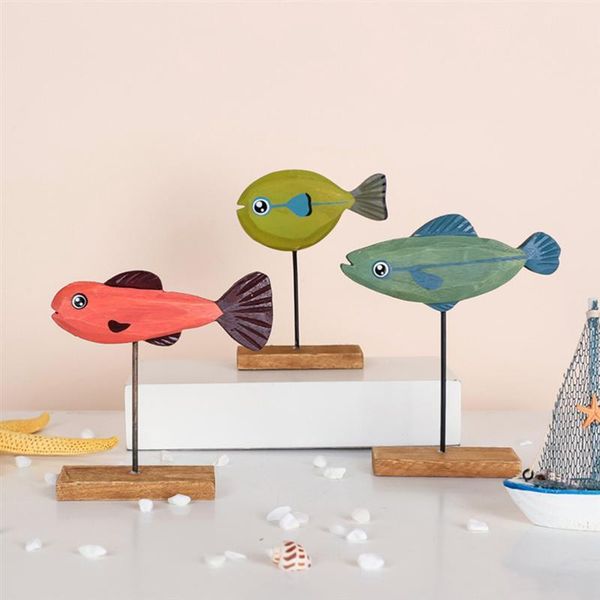 

christmas fish decor cartoon ornament wooden deskadornment decoration novelty items