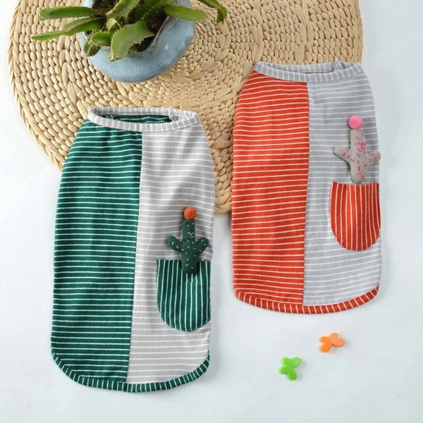 

drop pet spring and summer patchwork color dog shirt costumes clothes vest apparel