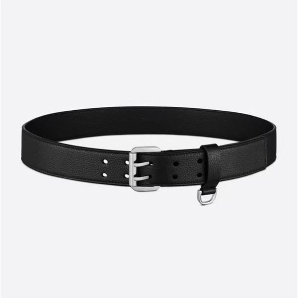 

belts 2021 style ladies leather belt fashion female d-ring leisure trend 3.5 cm, Black;brown