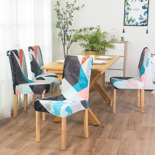 

jacquard chair cover stretch seat covers dining room removable washable universal elastic spandex slipcovers