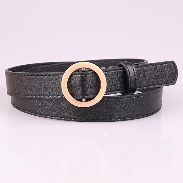 

belts [ewq] 2021 fashion novelty adjustable waist cover paint leather non-porous belt for women personally with metal buckle 8y374, Black;brown