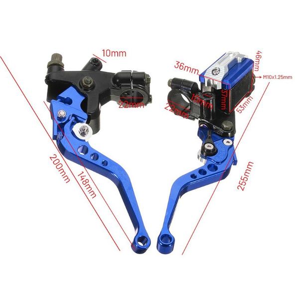 

motorcycle brakes left lever piston scooter 7/8\\\" universal 7/8\\\\\\\"