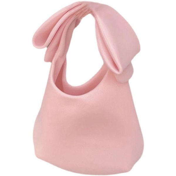 

evening bags pink bow with large capacity shoulder bag for women summer 2021