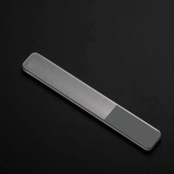 

nail files wholesale glass polishing file household strip square plastic shop tools nails 2pcs