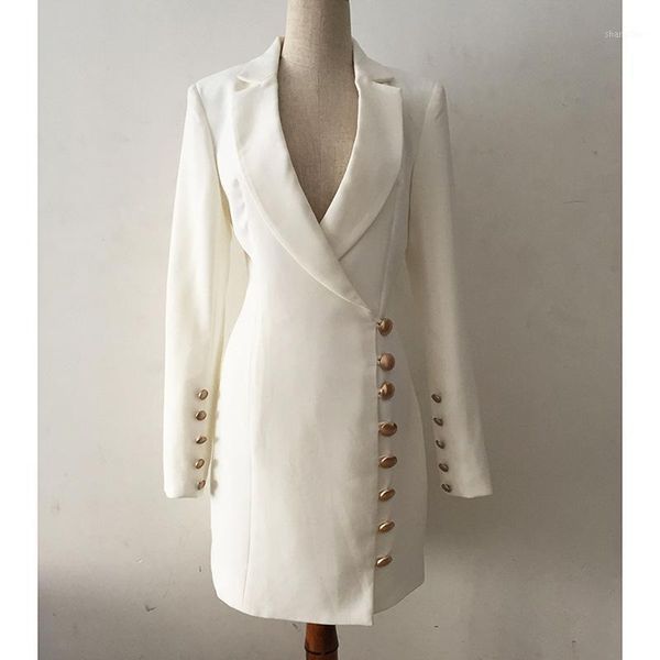 

casual dresses msxu women elegant notched button sheath fitted work office lady business suit dress, Black;gray