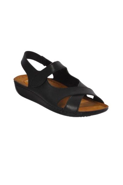 

sandals women's black leather