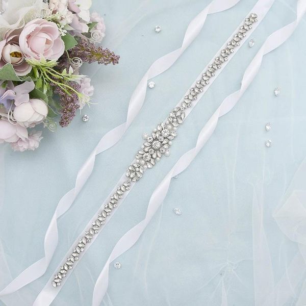 

wedding sashes amorarsi s350 fashion belt bridal bridesmaid dress accessories bride silver belts for women evening dresses, White