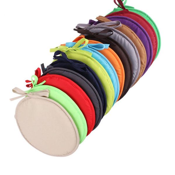 

chair covers removable round garden pad circular cushion sponge solid seat for bistro stool