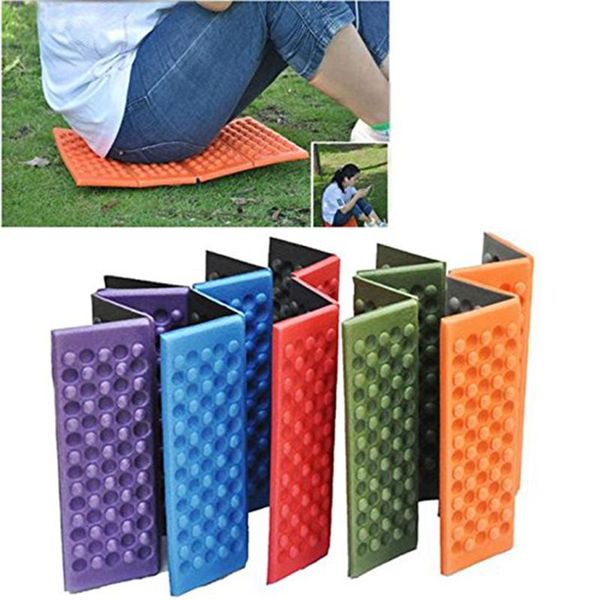 

outdoor pads foldable folding camping mat seat foam xpe cushion portable waterproof chair beach picnic hiking activities pad